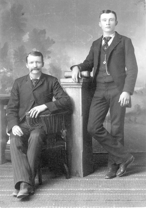 Creede, Colorado - Nicholas Creede & Nephew Harvey Lester, 1870 - Creede Historical Society Archive #3069-P-434