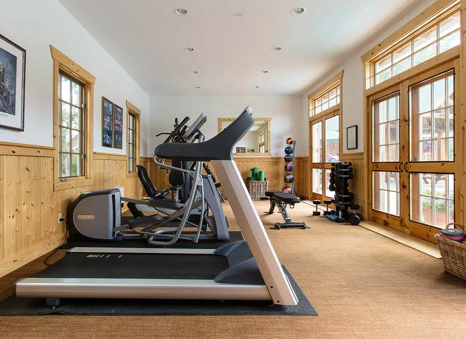 Exercise room at 4UR Ranch