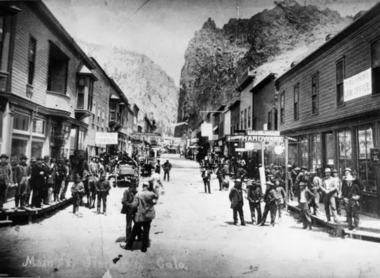 Historic downtown Creede