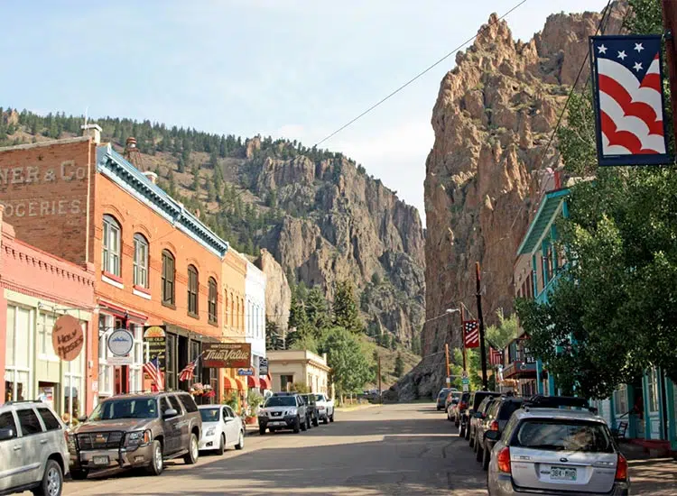 Present day downtown Creede