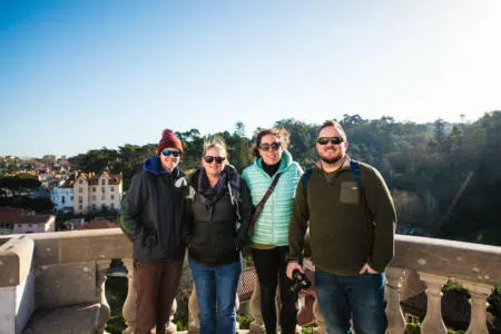 Liz, Jamie, Hannah and Blake in Sintra
