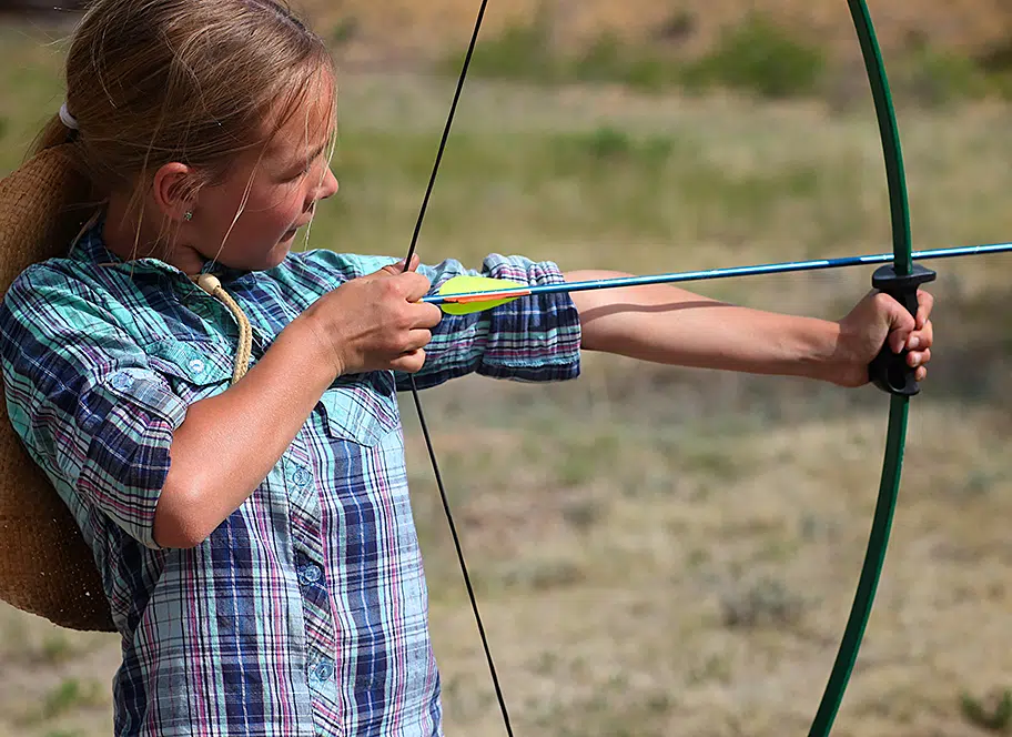 archery for kids and teens at 4UR Ranch in Creede CO