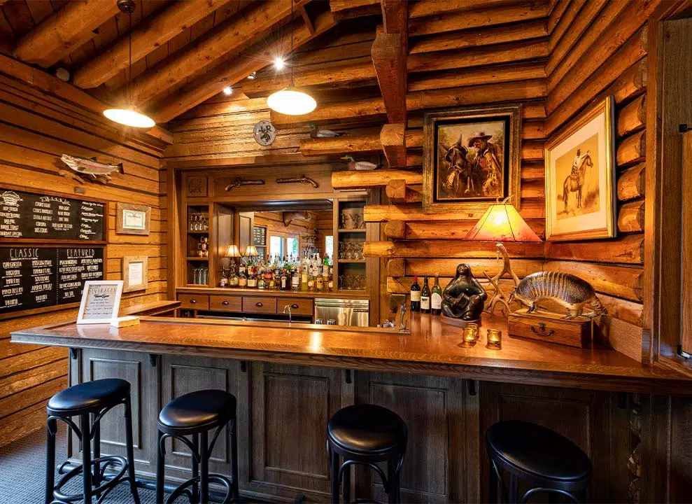 Interior of Maudes Bar at 4UR Ranch