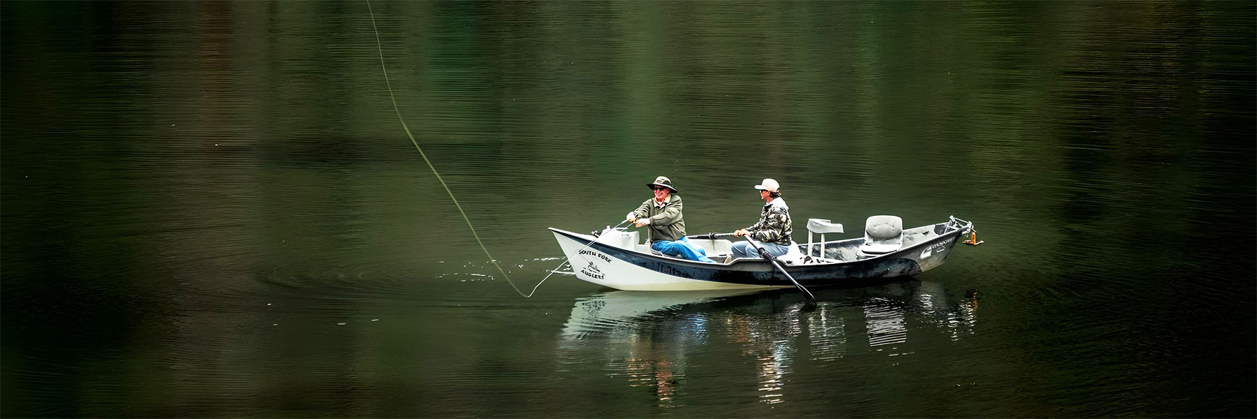 men on float fishing trip