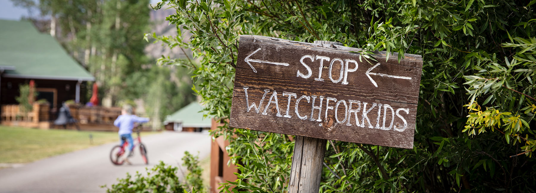 Watch for Kids sign